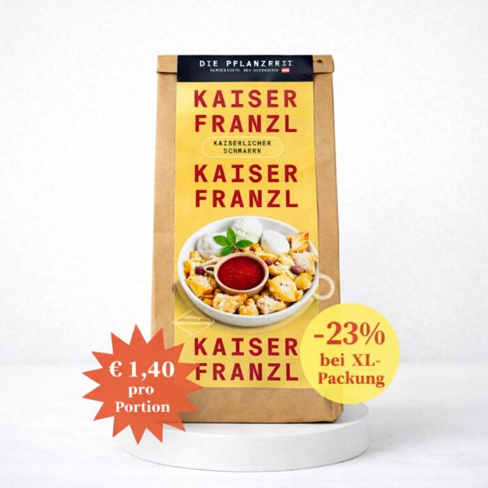 VORRATSPACK KAISER FRANZ'L – Veganer Kaiserschmarrn, Backmischung 4kg