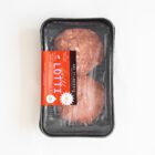 vegane Fleischlaibchen XL gefüllt mit veganem Käse