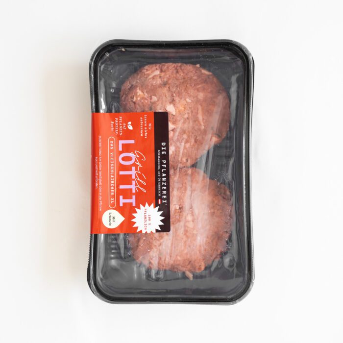 vegane Fleischlaibchen XL gefüllt mit veganem Käse