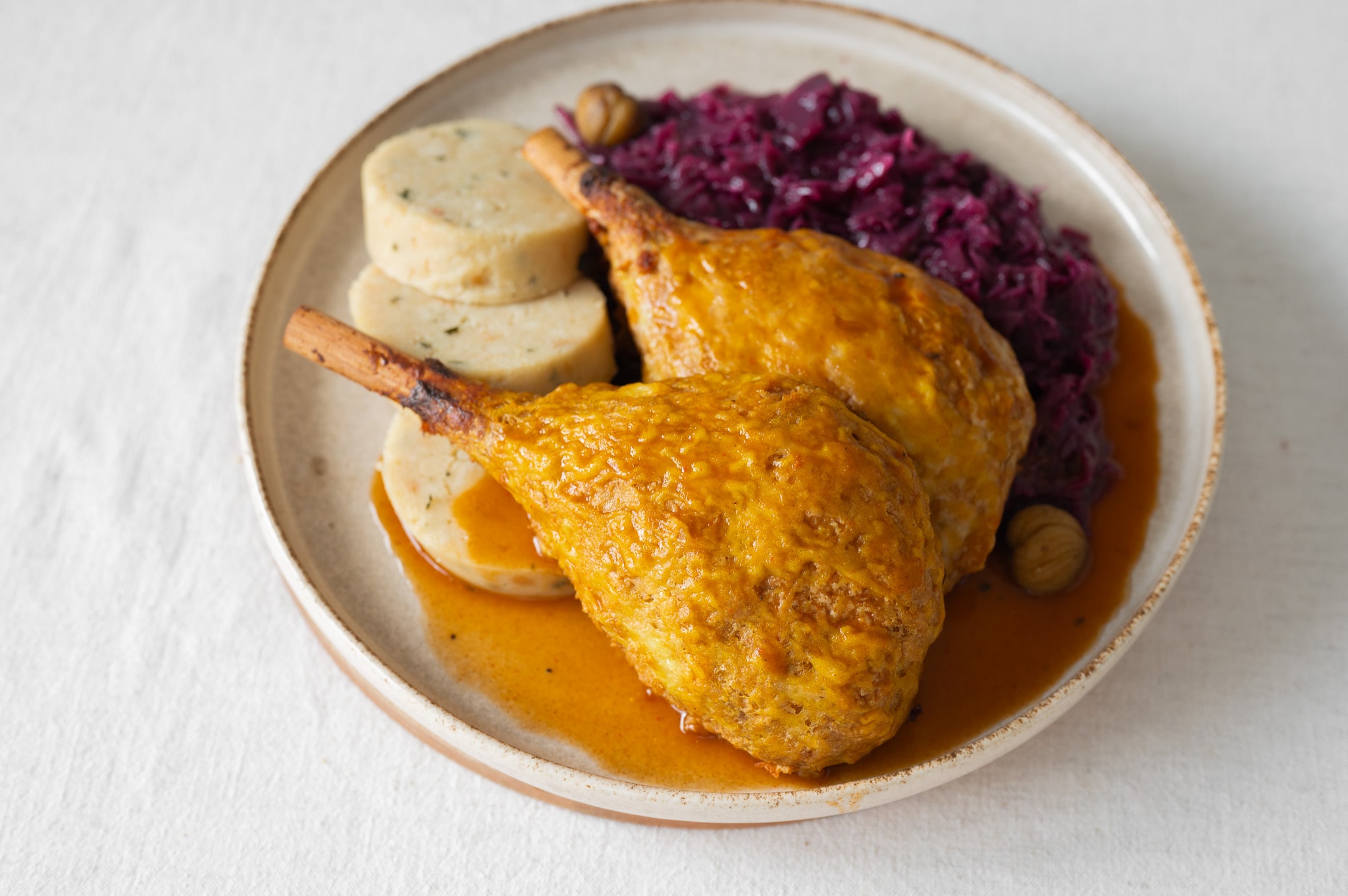 Veganes Gansl die pflanzerei