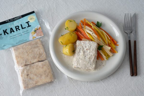veganes Fischfilet, Karpfen Gericht