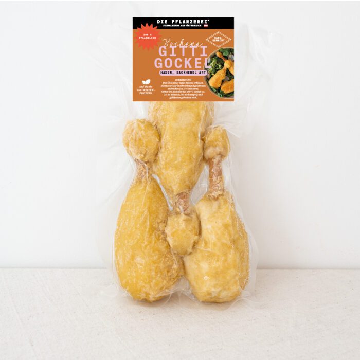 Gitti Gockel veganes Backhendl