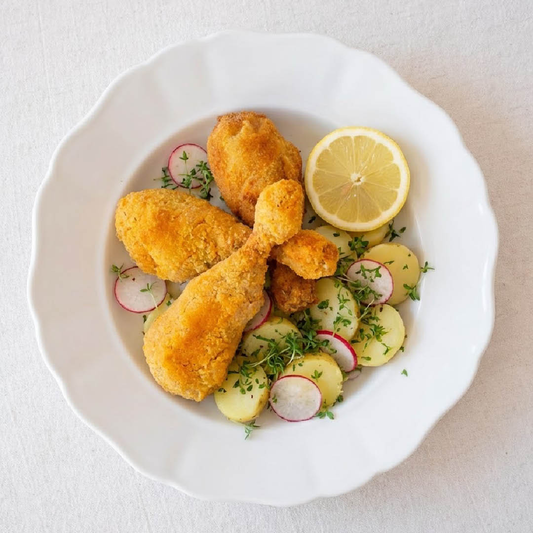 Grill Mitzl veganes Backhendl-Haxen 300g