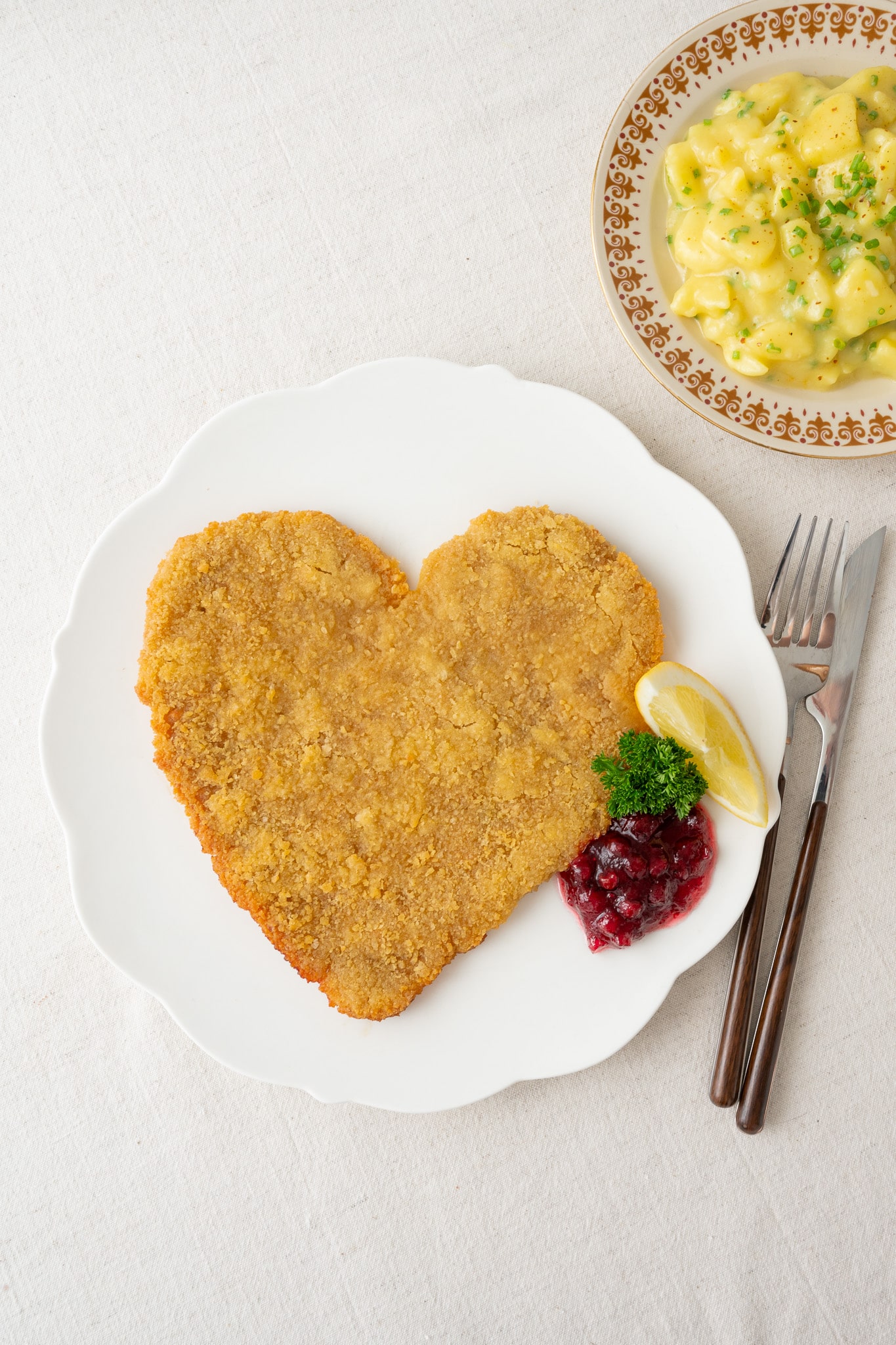 vegane Schnitzel Mitzl Herz