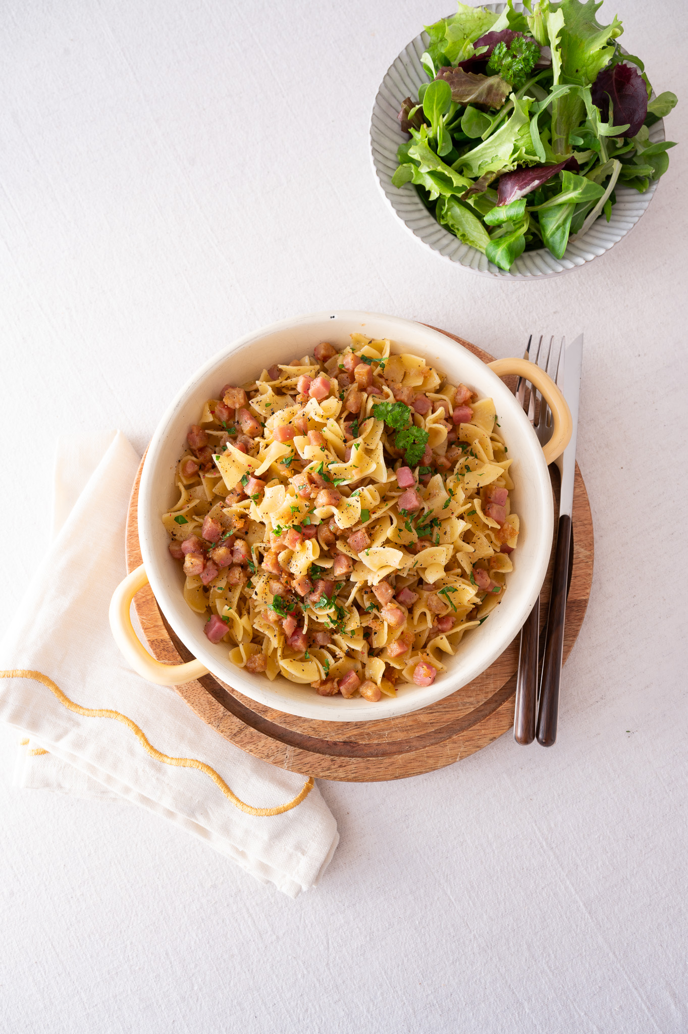 vegane Schinkenfleckerl