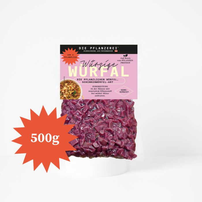vegane schinkenwürfel vorratspack 500g