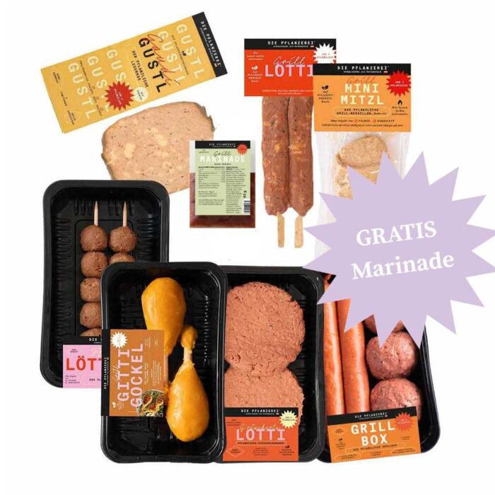 kleine vegane Grillbox