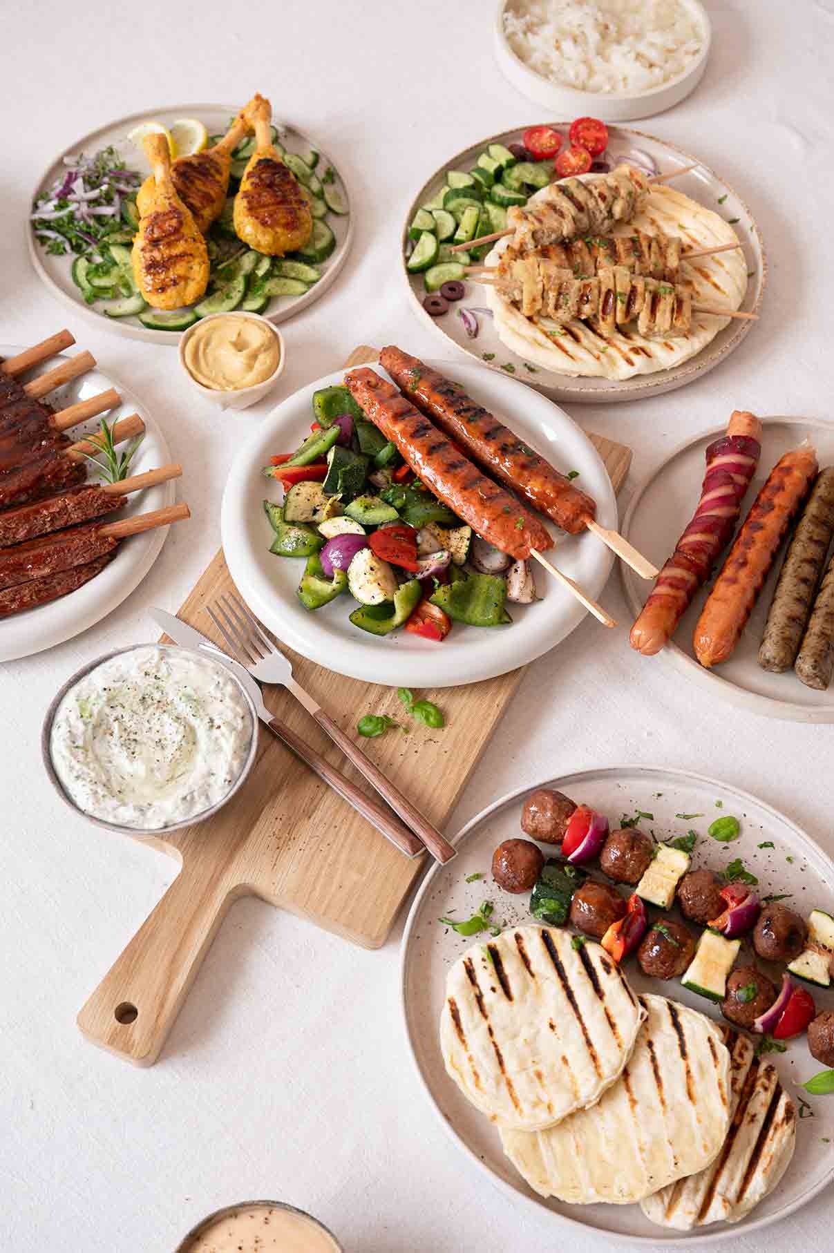 vegane-Fleischspieße