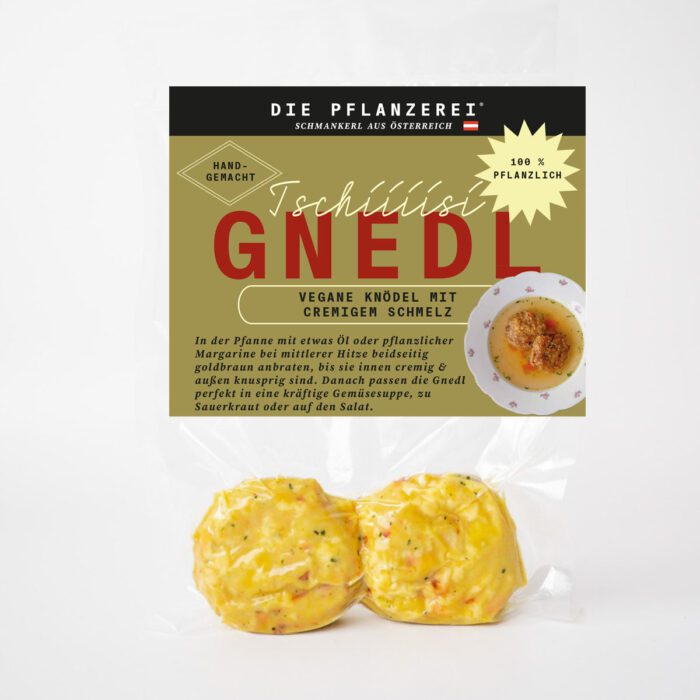 vegane Kaspressknödel, Knödel mit Schmelz