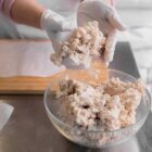 Veganer-Fisch-Konsistenz-Masse