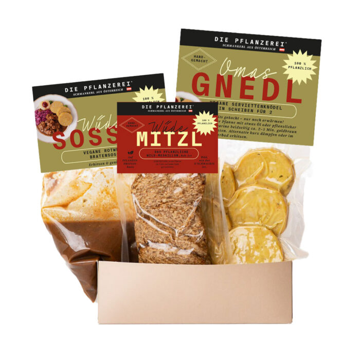 veganes Festtagsmenü, vegane Wildmedaillons, vegane Rotweinsoße, veganes Festtagsessen