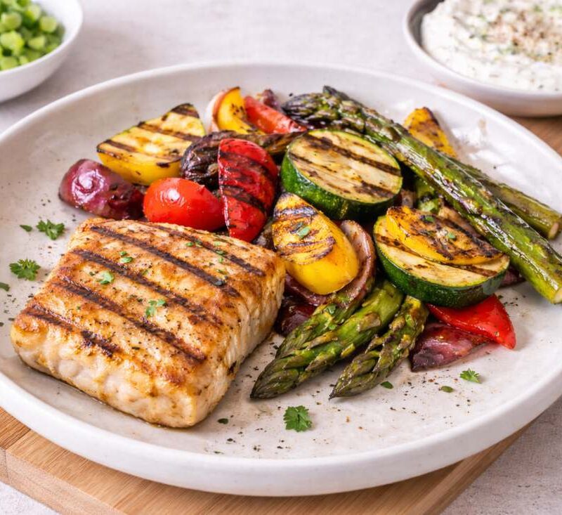 Veganen Fisch grillen_KARLI Vischfilet