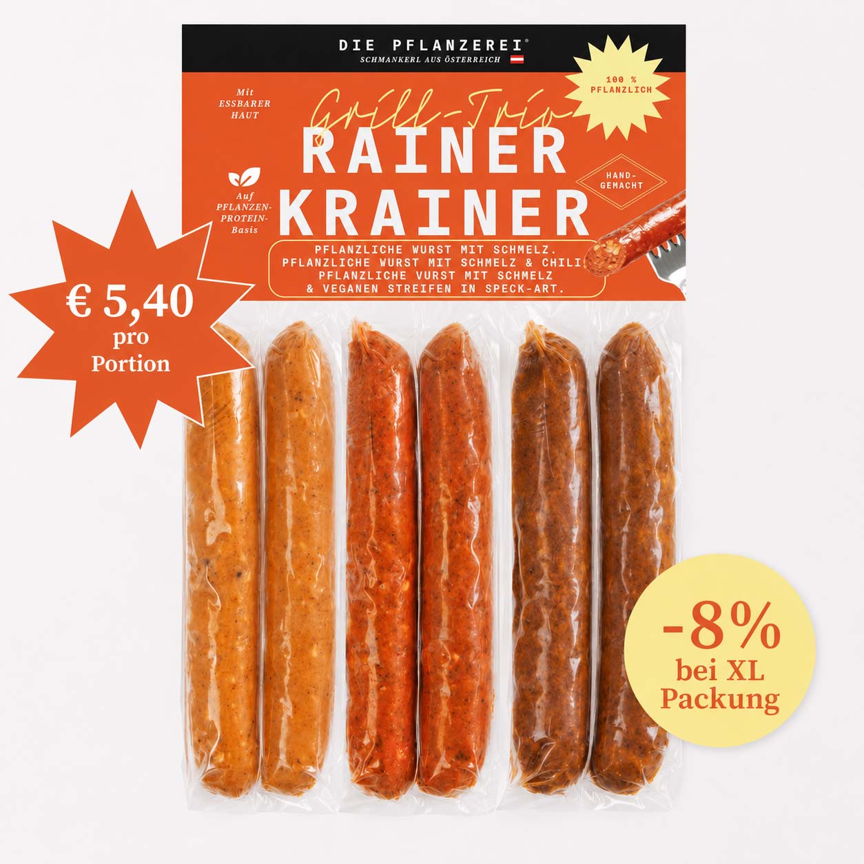Grill-Trio-Riesen-Rainer-Krainer-vegane-Kävekrainer Grill-Trio-Riesen-Rainer-Krainer-vegane-Kävekrainer
