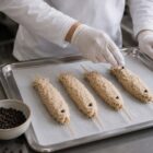 veganen Steckerlfisch auge pfefferkorn einlegen