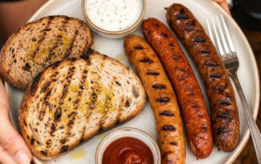 Vegane Würstel richtig grillen – RAINER KRAINER auf dem Grill